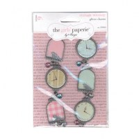 {Vintage whimsy}Charms pailletés - Girl's paperie
