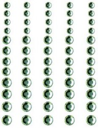 Strass autocollants GRASS GREEN - Queen & co