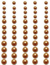 Perles autocollantes SUNFLOWER YELLOW - Queen & co