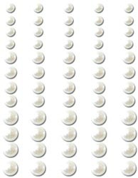 Perles autocollantes SNOWFLAKE - Queen & co