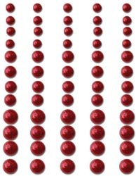Perles autocollantes CLASSY RED - Queen & co