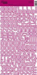 Stickers alpha PINK POLKAS - Jillibean