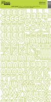 Stickers alpha GREEN GRAPH - Jillibean