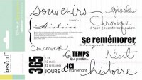 Tampons clear SOUVENIRS - Kesi'art