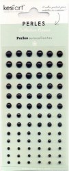 Perles nacrées noires - Kesi'art