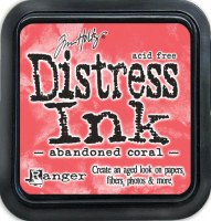 Distress ink - Abandoned coral