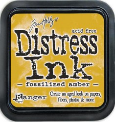 Distress ink - Fossilized amber