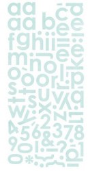Stickers alphabet MINI MONOGRAM CAPPELLA - Basic grey