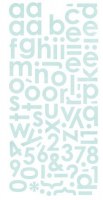 Stickers alphabet MINI MONOGRAM CAPPELLA - Basic grey