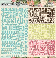 Stickers alphabet LADIES AND GENTS - Webster