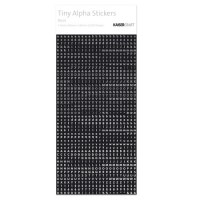 Stickers TINY ALPHA BLACK - Kaisercraft