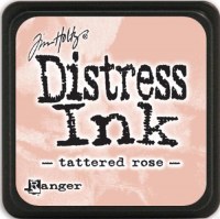 Mini encreur distress TATTERED ROSE