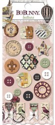 {Beautiful dreamer}Boutons et chipboards boutons - Bo Bunny