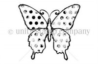 Tampon monté sur mousse BUTTERFLY EFFECT - Unity stamp