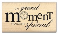 Tampon bois MOMENT VRAIMENT SPECIAL - Florilèges