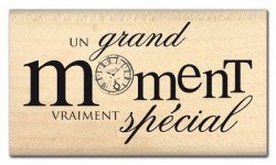 Tampon bois MOMENT VRAIMENT SPECIAL - Florilèges