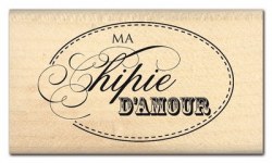 Tampon bois CHIPIE D'AMOUR - Florilèges