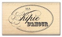 Tampon bois CHIPIE D'AMOUR - Florilèges