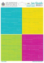 Stickers alphabet LES QUADS COMBO N°1 - Sultane