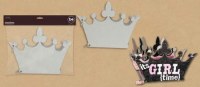 Album chipboard Diana crown