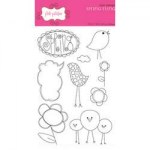 Tampons clear Spring fling - Pink Paislee