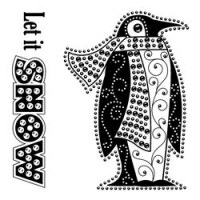 Tampon clear SNOW PENGUIN - Inkadinkado
