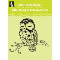 Tampon clear SLEEPY OWL - Inkadinkado