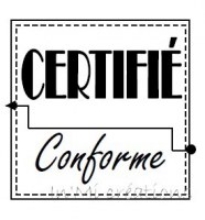 Tampon clear CERTIFIE CONFORME - In'Mi creations