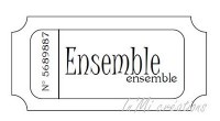 Tampon clear TICKET ENSEMBLE - In'Mi Creations