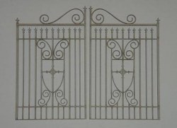 Chipboard ORNATE GATES MEDIUM 2pièces - Dusty attic