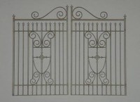 Chipboard ORNATE GATES MEDIUM 2pièces - Dusty attic