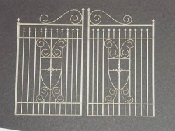 Chipboard ORNATE GATES LARGE 2 pièces - Dusty attic