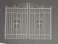 Chipboard ORNATE GATES LARGE 2 pièces - Dusty attic