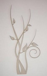 Chipboard SWIRLY VINE SMALL - Dusty attic