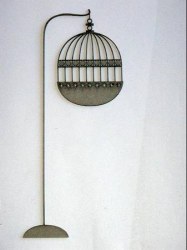Chipboard BIRD CAGE 1 - Dusty attic