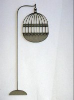 Chipboard BIRD CAGE 1 - Dusty attic