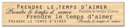 Tampon bois LE TEMPS D'AIMER - Florilèges