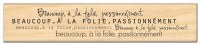 Tampon bois A LA FOLIE - Florilèges