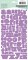 Stickers alphabet PRESS violet - Kesi'art