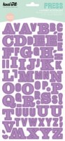Stickers alphabet PRESS violet - Kesi'art