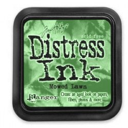 Distress ink MOWED LAWN