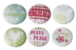 6 badges BULLE DE FRAICHEUR - Scrapinerie