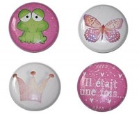 4 badges IL ETAIT UNE FOIS - Scrapinerie
