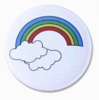 Badge ARC EN CIEL NUAGEUX - Zibuline