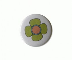 Badge FLEUR VERTE - Zibuline