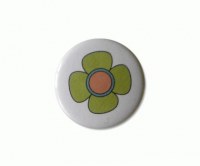 Badge FLEUR VERTE - Zibuline