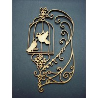 Embell. bois CAGE FLOURISH - Scrap Désirs