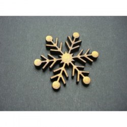 Embell. bois PETIT FLOCON - Scrap Désirs