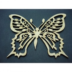 Embell. bois DENTELLE DE PAPILLON EMPEREUR - Scrap Désirs