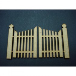 Embell. bois PORTAIL EN BOIS BISEAUTE - Scrap Désirs